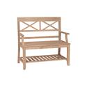 Double x-back bench