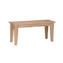 Shaker style bench