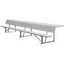 15' Player's Bench With Shelf
