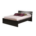 Avanti Double Platform Bed with integrated slat headboard