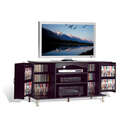 Premier Black Flat Panel Plasma / LCD TV Console with Media Storage