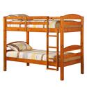 Twin Over Twin Solid Wood Bunk Bed