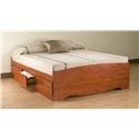Queen 6 drawer Platform Storage Bed