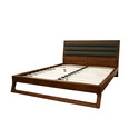 Ceni Brown Queen Modern Bed