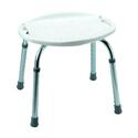 Bath Bench Plastic W/back