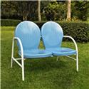 Griffith Metal Loveseat