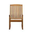 Teak Porch Rocker in Natural Oil Finish