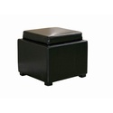 Black Tate Storage Ottoman