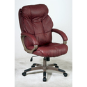 Executive Leather Chair with Contour Seat and Back
