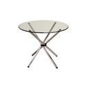 Myles Glass Top Round Table