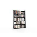 Fillmore Midnight Black Media Storage Shelf