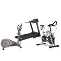 Treadmill-Elliptical-Indoor Cycle Package