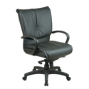 Deluxe Mid Back Executive Leather Chair