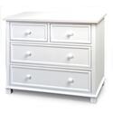 Child Craft 3 Drawer Single Dresser, Fully Assembled White