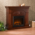 Sicilian Harvest Mahogany Electric Fireplace