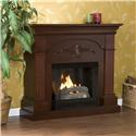 Sicilian Harvest Mahogany Gel Fuel Fireplace