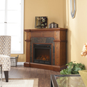 Cartwright Mission Oak Convertible Slate Electric Fireplace