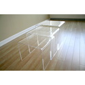 Acrylic Black Table 3-Pc Set 