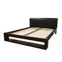 Felton Dark Brown Queen Modern Platform Bed