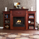 Tennyson Gel Fireplace w/ Bookcases