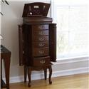 Medium Mahogany Jewelry Armoire