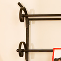 Scrolled Metal Magazine Rack