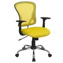 Mid-Back Mesh Office Chair with Chrome Finished Base