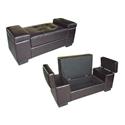 Black Storage Bench