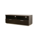 Pelham Dark Brown Wood Modern TV Stand (Short)