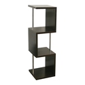 Cornelia Dark Brown Modern Display Shelf-Tall