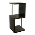 Cornelia Dark Brown Modern Display Shelf-Short