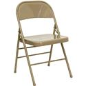 HERCULES Series Triple Braced & Quad Hinged Metal Folding Chair