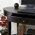 Belmont Ebony Oval Desk