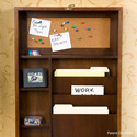 Walnut Fold-Out Convertible Desk