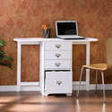 White Fold-Out Organizer and Craft Desk