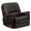 OverStuffed Leather Rocker Recliner