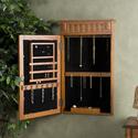 Mission Wall Mount Jewelry Armoire