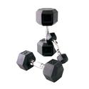 CAP Rubber Hex Dumbbell Set Sizes 5-50 lbs