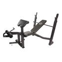 Muscle Inc Olympic Bench with Preacher and Leg Extension 