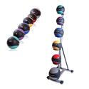 CAP 42lb Colored Medicine Ball Set with  Rack 