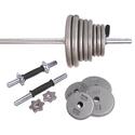 Regular Grey 110 lb Weight Set 