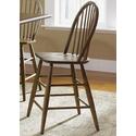 Farmhouse Windsor Back Counter Height Chair
