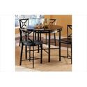 Diamond Black/Glass Pub Table