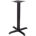 22'' x 22'' Restaurant Table X-Base with 3'' Dia. Column (Base Only)