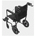 Transport Chair 12in Wheel Black