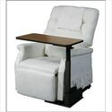 Drive Medical Deluxe Seat Lift Chair Overbed Table, Walnut