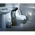 Clamp-On Raised Toilet Seat
