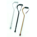 Offset Handle Cane With Strap