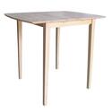 Bar High Bow End Unfinished Table