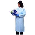 Chemobloc Poly-Coated Gowns Extra-Extra Large Blue